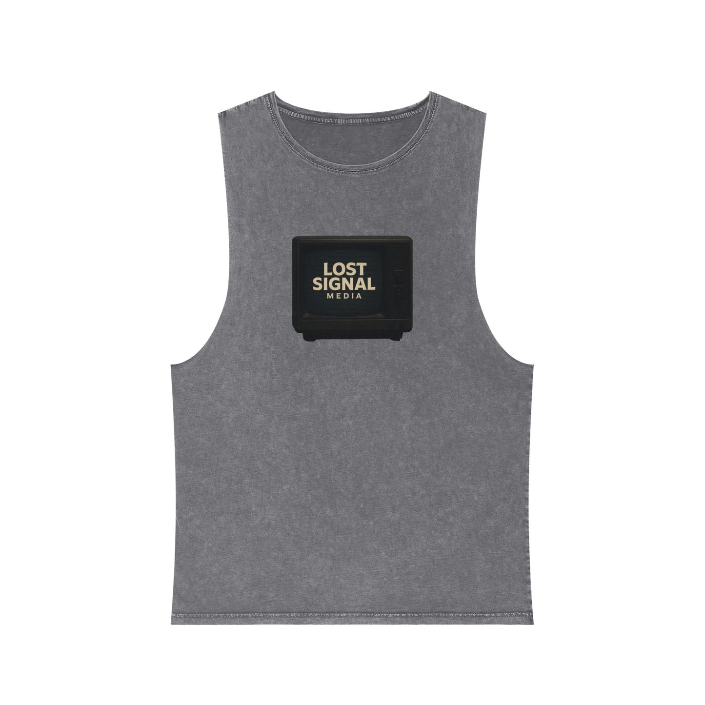 Unisex Stonewash Tank Top - Cool Vibes, Casual Summer Wear, Perfect Gift for Music Lovers, Festivals, and Relaxing Days