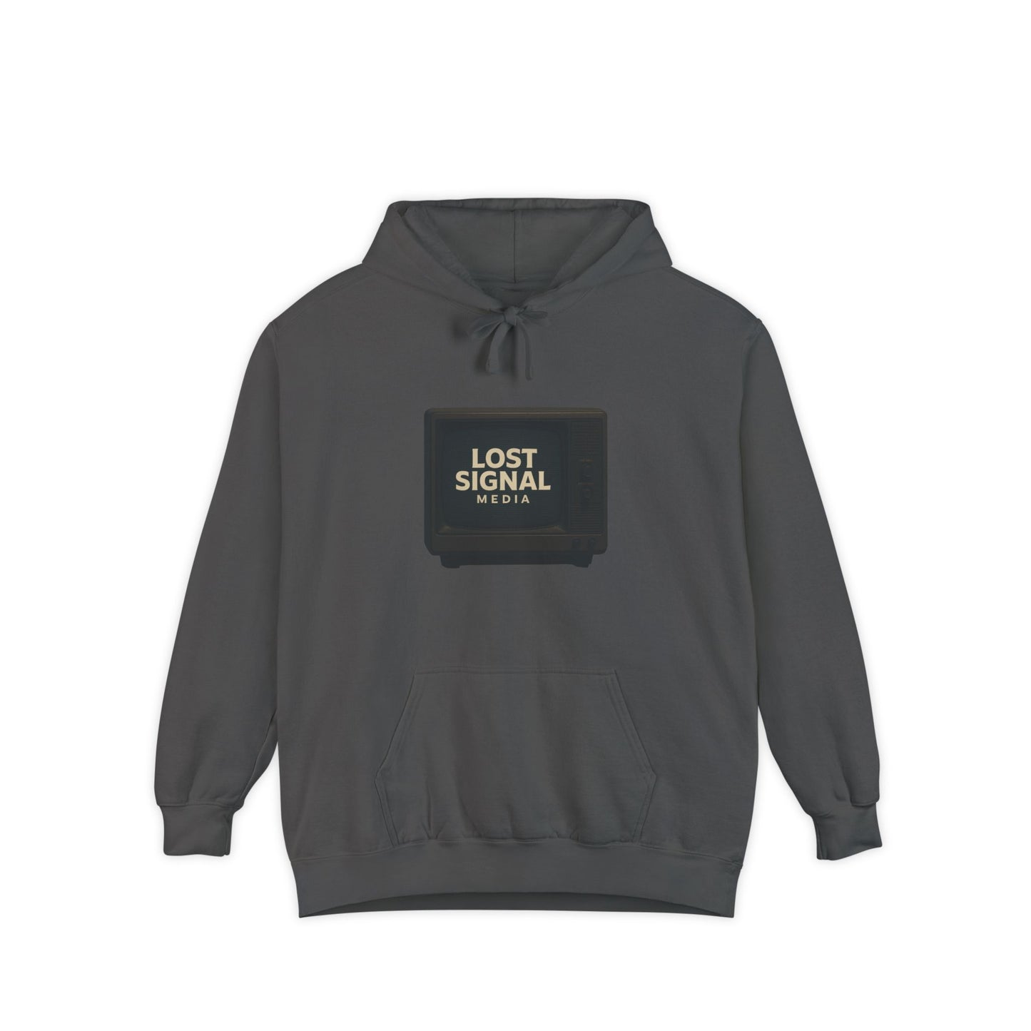 Lost Signal Garment-Dyed Unisex Hoodie, Casual Wear, Street Style, Holiday Gift, Trendy Apparel