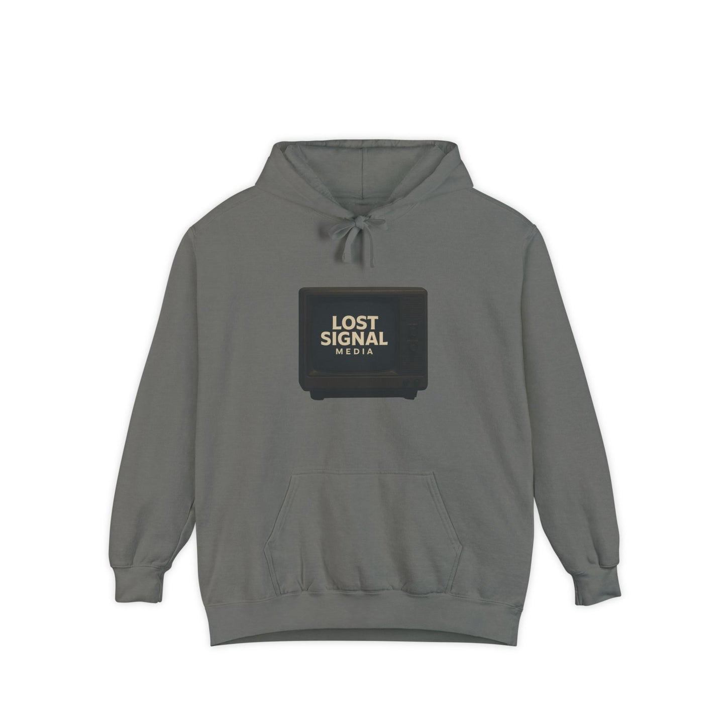 Lost Signal Garment-Dyed Unisex Hoodie, Casual Wear, Street Style, Holiday Gift, Trendy Apparel
