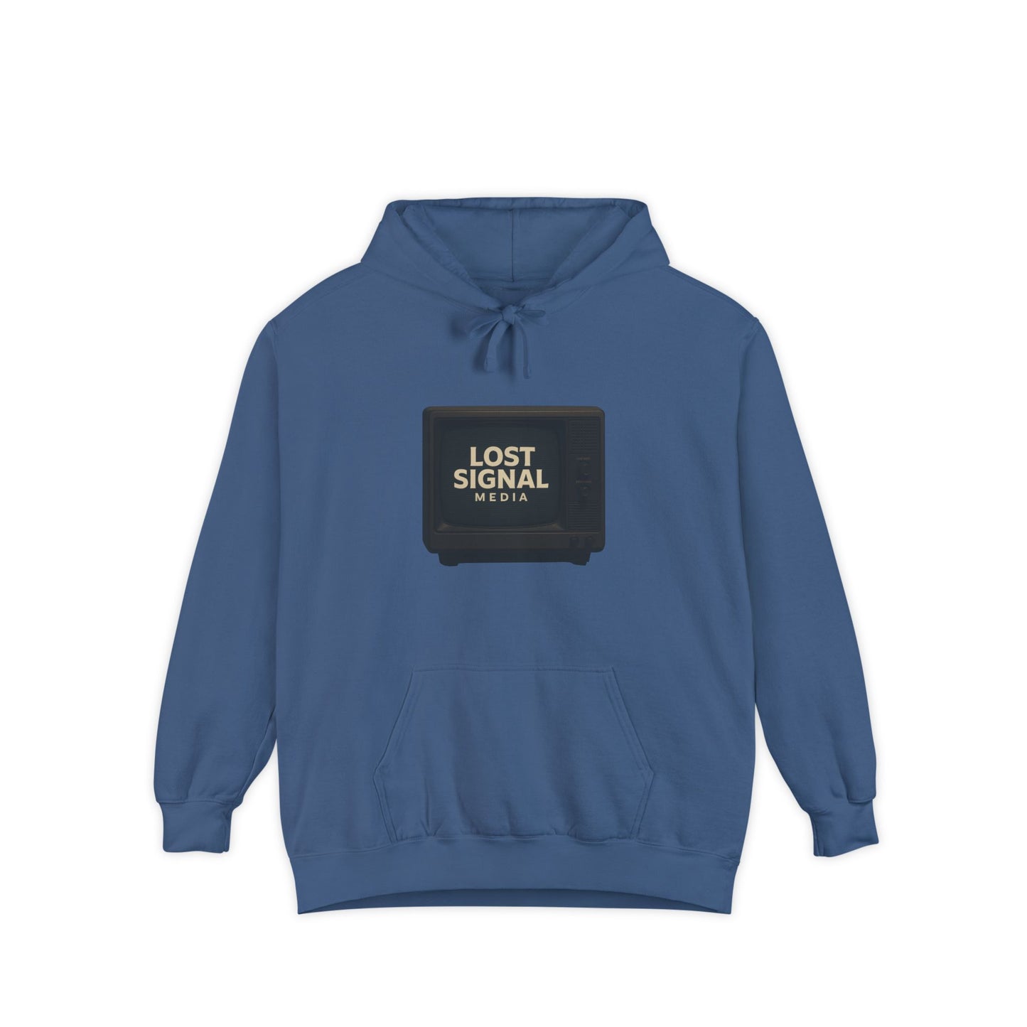 Lost Signal Garment-Dyed Unisex Hoodie, Casual Wear, Street Style, Holiday Gift, Trendy Apparel