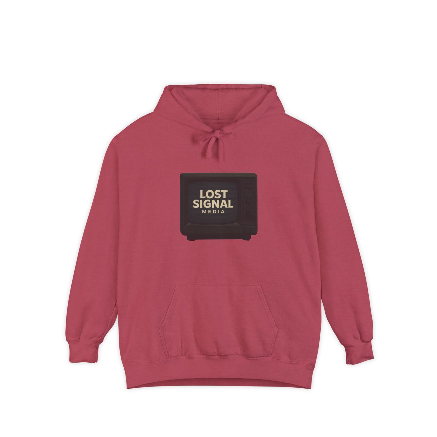 Lost Signal Garment-Dyed Unisex Hoodie, Casual Wear, Street Style, Holiday Gift, Trendy Apparel