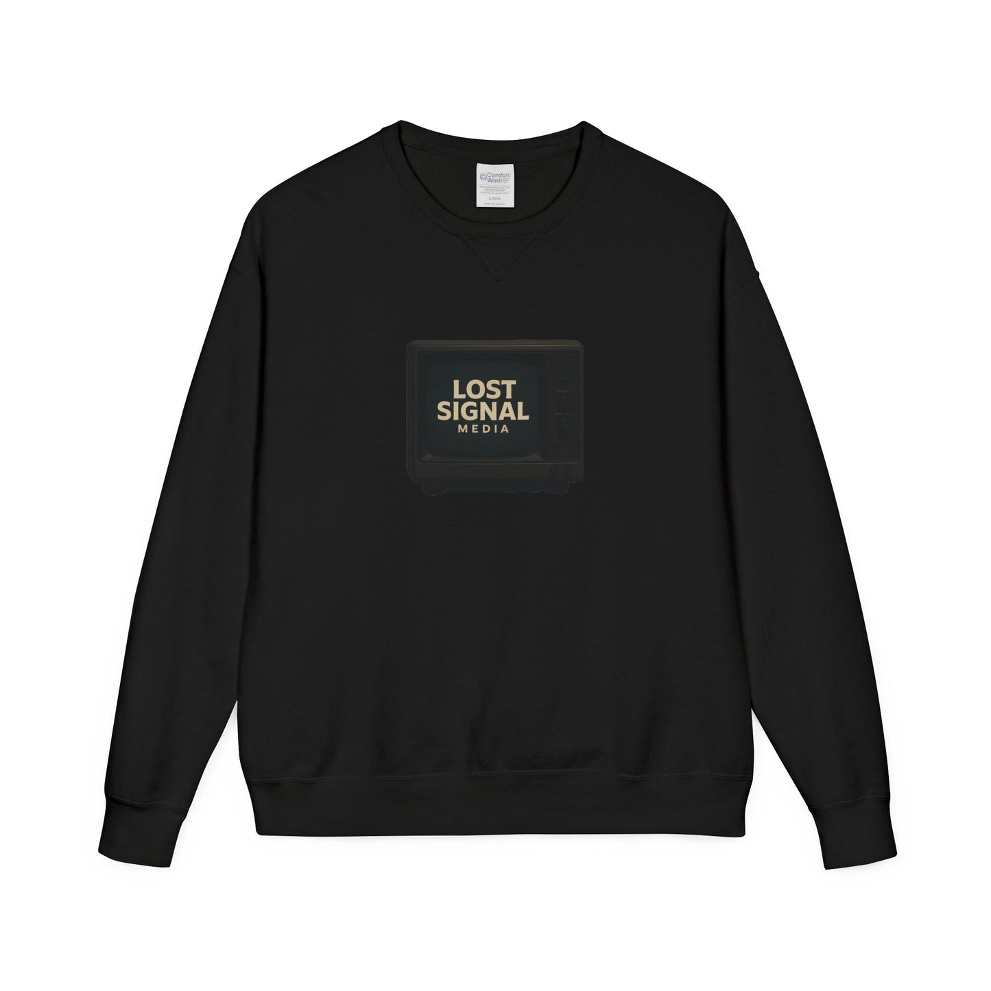 Causal Vintage Crewneck Sweatshirt with Lost Signal Media Design - Cozy Gift for Creatives, Perfect for Fall Wear, Unisex Comfy Style, [...]